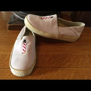 Sperry Topsider Canvas Espadrilles Women Sz 7